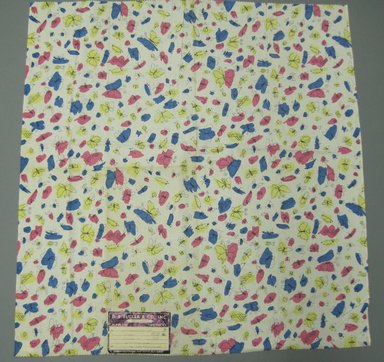 Jim Tillett (American, 1913-1996). <em>Textile</em>, 1947. Printed cotton, 34 3/4 x 36 in. (88.3 x 91.4 cm). Brooklyn Museum, Gift of D. B. Fuller and Co. Inc., 47.38.4 (Photo: Brooklyn Museum, CUR.47.38.4.jpg)