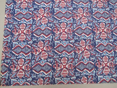  <em>Textile</em>, 1946. Printed combed cotton oxford
, 34 x 35 1/2 in. (86.4 x 90.2 cm). Brooklyn Museum, Gift of D. B. Fuller and Co. Inc., 47.38.9 (Photo: Brooklyn Museum, CUR.47.38.9.jpg)