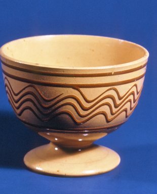 American. <em>Bowl</em>, mid–19th century. Earthenware, H: 4 in. (10.2 cm). Brooklyn Museum, Gift of Arthur W. Clement, 48.1.2. Creative Commons-BY (Photo: Brooklyn Museum, CUR.48.1.2.jpg)