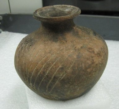 Tlatilco. <em>Jar</em>, ca. 1200-900 B.C.E. Ceramic, 5 3/4 x 5 1/2 x 5 1/2 in. (14.6 x 14 x 14 cm). Brooklyn Museum, By exchange, 48.22.16. Creative Commons-BY (Photo: Brooklyn Museum, CUR.48.22.16.jpg)