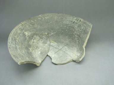 Zapotec. <em>Bowl Fragment</em>, 100-600. Ceramic, 2 3/4 x 11 x 11 in. (7 x 28 x 28 cm). Brooklyn Museum, By exchange, 48.22.37. Creative Commons-BY (Photo: Brooklyn Museum, CUR.48.22.37_view1.jpg)
