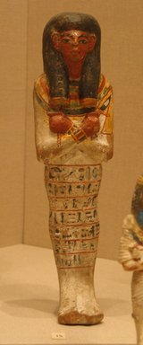  <em>Shabti of Setau</em>, ca. 1352-1322 B.C.E. Wood, 11 11/16 x 2 15/16 in. (29.7 x 7.5 cm). Brooklyn Museum, Charles Edwin Wilbour Fund, 48.26.1. Creative Commons-BY (Photo: Brooklyn Museum, CUR.48.26.1_wwgA-3.jpg)