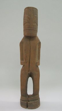 Marquesan. <em>Figure (Tiki)</em>, before 1900. Wood, 13 7/8 x 3 1/8 in. (35.2 x 8 cm). Brooklyn Museum, Gift of Mrs. James C. Pryor, 48.31.12. Creative Commons-BY (Photo: Brooklyn Museum, CUR.48.31.12_overall.jpg)