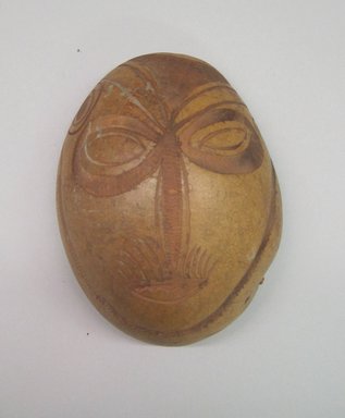  <em>Mask</em>, 20th century. Gourd, 5 1/2 x 4 1/8 x 2 in. (14 x 10.5 x 5.1 cm). Brooklyn Museum, Gift of Mrs. James C. Pryor, 48.31.29. Creative Commons-BY (Photo: Brooklyn Museum, CUR.48.31.29.jpg)