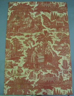  <em>Toile Textile</em>, late 18th century. Printed linen, 27 1/2 x 83 in. (69.9 x 210.8 cm). Brooklyn Museum, 49.214.10. Creative Commons-BY (Photo: Brooklyn Museum, CUR.49.214.10.jpg)