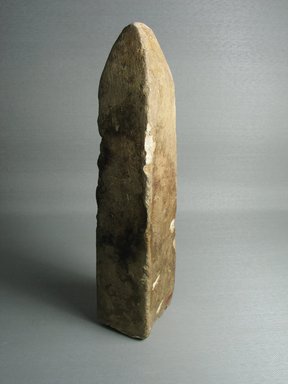  <em>Obelisk of a Woman</em>. Limestone, 9 3/16 x 1 7/8 x 2 1/8 in. (23.4 x 4.7 x 5.4 cm). Brooklyn Museum, Gift of Albert Gallatin, 50.169. Creative Commons-BY (Photo: Brooklyn Museum, CUR.50.169_view3.jpg)