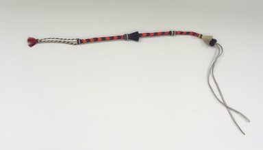Possibly Plains. <em>Whip</em>, late 19th century. Horsehair, rawhide, 43 in. (109.2 cm). Brooklyn Museum, Henry L. Batterman Fund and the Frank Sherman Benson Fund, 50.67.38. Creative Commons-BY (Photo: Brooklyn Museum, CUR.50.67.38.jpg)
