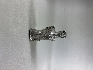 Possibly Roman. <em>Eagle</em>, 3rd century C.E. Silver, 3 3/16 × 1 13/16 × 1 7/16 in. (8.1 × 4.6 × 3.7 cm). Brooklyn Museum, Gift of Mr. and Mrs. Alastair B. Martin, 50.91. Creative Commons-BY (Photo: Brooklyn Museum, CUR.50.91_view01.jpg)