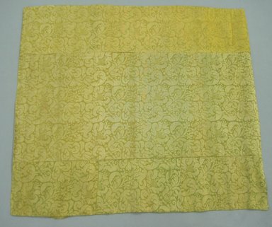  <em>Textile</em>, 16th-19th century. Silk brocade, metallic thread, linen, 32 1/2 x 28 in. (82.6 x 71.1 cm). Brooklyn Museum, Gift of Susan D. Bliss, 51.248.6. Creative Commons-BY (Photo: Brooklyn Museum, CUR.51.248.6.jpg)