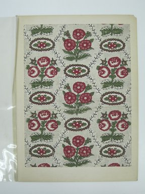  <em>Wallpaper</em>, mid-20th century. Printed paper, 14 1/8 × 18 3/4 in. (35.9 × 47.6 cm). Brooklyn Museum, Gift of Greeff Fabrics, Inc., 51.28a. Creative Commons-BY (Photo: Brooklyn Museum, CUR.51.28a.jpg)