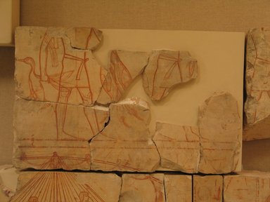  <em>Relief Blocks from the Tomb of the Vizier Nespeqashuty</em>, ca. 664-610 B.C.E. Limestone, 12 x 18 7/8 in. (30.5 x 47.9 cm). Brooklyn Museum, Charles Edwin Wilbour Fund, 52.131.22. Creative Commons-BY (Photo: Brooklyn Museum, CUR.52.131.22_wwgA-3.jpg)