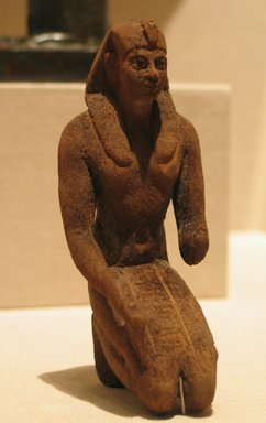  <em>The King as Priest</em>, 305–30 B.C.E. Wood, Height: 4 7/8 in. (12.4 cm). Brooklyn Museum, Charles Edwin Wilbour Fund, 52.53. Creative Commons-BY (Photo: Brooklyn Museum, CUR.52.53_wwgA-2.jpg)