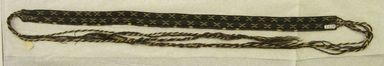  <em>Belt or Headband</em>, 1400-1700 or Undetermined. Camelid fiber, 1 3/8 x 29 1/8 in. (3.5 x 74.0 cm). Brooklyn Museum, Gift of Richard Eisenmann, 52.9.2. Creative Commons-BY (Photo: , CUR.52.9.2.jpg)