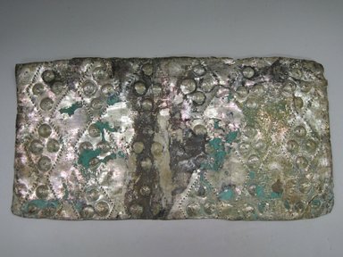  <em>Strip with Geometric Designs</em>, 14th-15th century. Silver, 16 1/4 x 8 3/16 in. (41.3 x 20.8 cm). Brooklyn Museum, By exchange, 56.190.6. Creative Commons-BY (Photo: Brooklyn Museum, CUR.56.190.6.jpg)