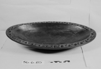 Fijian. <em>Bowl</em>. Wood, 19 1/8 x 11in. (48.5 x 28cm). Brooklyn Museum, Gift of Arturo and Paul Peralta-Ramos, 56.6.80. Creative Commons-BY (Photo: Brooklyn Museum, CUR.56.6.80_bw.jpg)