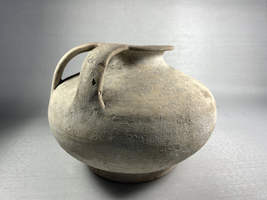 Cypriot. <em>Jar or Jug</em>. Clay, slip, 6 5/16 × Diam. 8 11/16 in. (16 × 22 cm). Brooklyn Museum, Gift of Mr. and Mrs. Sidney W. Davidson, 57.139.1. Creative Commons-BY (Photo: Brooklyn Museum, CUR.57.139.1_view01.jpg)
