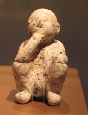  <em>Figure of a Male Child</em>, ca. 3000-2675 B.C.E. Limestone, 2 9/16 x 1 3/4 x 1 5/8 in. (6.5 x 4.4 x 4.1 cm). Brooklyn Museum, Gift of Mr. and Mrs. Alastair B. Martin, 58.14.1. Creative Commons-BY (Photo: Brooklyn Museum, CUR.58.14.1_erg3.jpg)