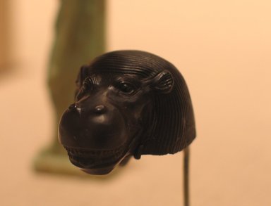  <em>Head of the Goddess Taweret</em>, ca. 1336–945 B.C.E. Hematite, Height: 15/16 in. (2.4 cm). Brooklyn Museum, Charles Edwin Wilbour Fund, 58.92. Creative Commons-BY (Photo: Brooklyn Museum, CUR.58.92_wwgA-2.jpg)