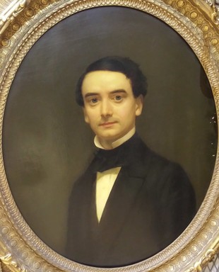 Unknown. <em>Portrait of Herman Stutzer</em>., 40 × 34 in. (101.6 × 86.4 cm). Brooklyn Museum, Gift of Mrs. Alfred Zoebisch, 59.143.38 (Photo: Brooklyn Museum, CUR.59.143.38.jpg)