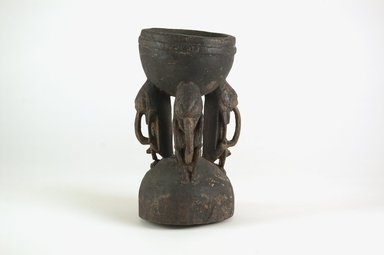  <em>Mortar</em>, 20th century. Wood, 6 5/16 x 3 1/8 in. (16 x 8 cm). Brooklyn Museum, Museum Collection Fund, 60.52.8. Creative Commons-BY (Photo: Brooklyn Museum, CUR.60.52.8_PS5.jpg)