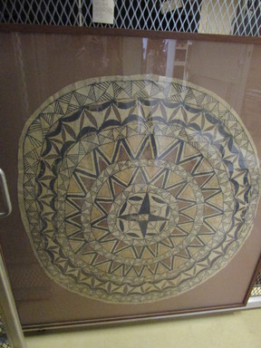 Possibly Tongan. <em>Tapa</em>, late 19th-mid 20th century. Barkcloth, pigment, 45 1/16 in. (114.5 cm). Brooklyn Museum, Gift of Lillian M. Oakman, 61.119.32. Creative Commons-BY (Photo: , CUR.61.119.32_view01.jpg)