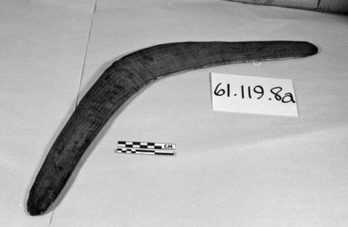 Aboriginal Australian. <em>3 Throwing Sticks</em>, 19th-20th century. Wood, A: 21 1/4 in. (54 cm) h. Brooklyn Museum, Gift of Lillian M. Oakman, 61.119.8a-c. Creative Commons-BY (Photo: Brooklyn Museum, CUR.61.119.8a_bw.jpg)