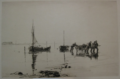 Charles Adams Platt (American, 1861–1933). <em>A Misty Morning</em>, 1888. Etching and dry point on Japan paper, Sheet: 18 x 24 1/4 in. (45.7 x 61.6 cm). Brooklyn Museum, Gift of Mr. and Mrs. Waldo W. Sellew, 61.22 (Photo: Brooklyn Museum, CUR.61.22.jpg)