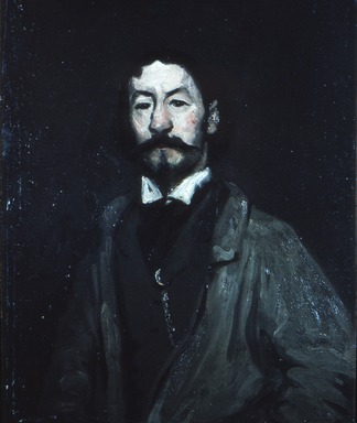 Robert Henri (American, 1865–1929). <em>The Man Who Posed as Richelieu</em>, 1898. Oil on canvas, 31 15/16 x 25 11/16 in. (81.2 x 65.3 cm). Brooklyn Museum, Gift of Roy R. Neuberger and Museum Collection Fund, 63.46 (Photo: Brooklyn Museum, CUR.63.46.jpg)
