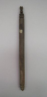 Chimú. <em>Ceremonial scepter</em>. Wood, 3/4 x 3/4 x 9 1/2 in. (1.9 x 1.9 x 24.1 cm). Brooklyn Museum, Charles Stewart Smith Memorial Fund, 63.56. Creative Commons-BY (Photo: Brooklyn Museum, CUR.63.56.jpg)