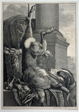 Wenceslaus Hollar (Czechoslovakian, 1607-1677). <em>Dead Hare</em>, 1649. Etching on laid paper Brooklyn Museum, Gift of The Louis E. Stern Foundation, Inc., 64.101.192 (Photo: , CUR.64.101.192.jpg)