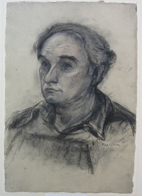 Max Weber (American, born Russia, 1881–1961). <em>Portrait of William Zorach,  Sculptor</em>, n.d. Charcoal on paper, Sheet: 19 5/16 x 13 1/8 in. (49.1 x 33.3 cm). Brooklyn Museum, Gift of Mr. and Mrs. Tessim Zorach, 64.102 (Photo: Brooklyn Museum, CUR.64.102.jpg)