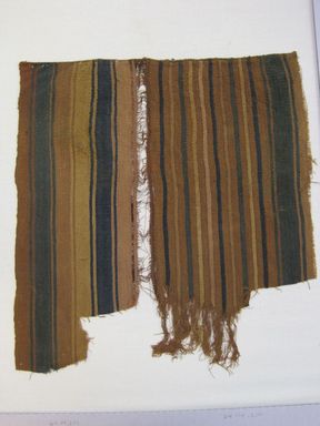Chimú. <em>Textile Fragment, undetermined</em>, 1000-1532. Cotton, 11 1/4 × 4 1/4 in. (28.6 × 10.8 cm). Brooklyn Museum, Gift of Adelaide Goan, 64.114.201 (Photo: , CUR.64.114.201.jpg)