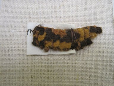 Wari. <em>Hat, Fragment or Headband, Fragment</em>, 1400-1532 or 600-1000 C.E. Cotton, camelid fiber, 1/2 × 1 9/16 in. (1.3 × 4 cm). Brooklyn Museum, Gift of Adelaide Goan, 64.114.79 (Photo: , CUR.64.114.79_view01.jpg)