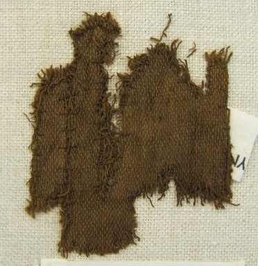 Chimú. <em>Textile Fragment, undetermined</em>, 1400-1532. Cotton, 2 3/4 × 2 3/8 in. (7 × 6 cm). Brooklyn Museum, Gift of Adelaide Goan, 64.114.80 (Photo: Brooklyn Museum, CUR.64.114.80.jpg)