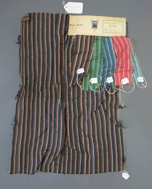 Onondaga Silk Company, Inc. (1925-1981). <em>Textile Swatches</em>, 1948-1959. Silk, a: 23 1/2 x 17 1/2 in. (59.7 x 44.5 cm). Brooklyn Museum, Gift of the Onondaga Silk Company, 64.130.103a-f (Photo: Brooklyn Museum, CUR.64.130.103a-f.jpg)