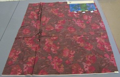 Onondaga Silk Company, Inc. (1925-1981). <em>Textile Swatches</em>, 1948-1959. silk, largest component (a): 43 x 29 in. (109.2 x 73.7 cm). Brooklyn Museum, Gift of the Onondaga Silk Company, 64.130.133a-e (Photo: Brooklyn Museum, CUR.64.130.133a-d.jpg)