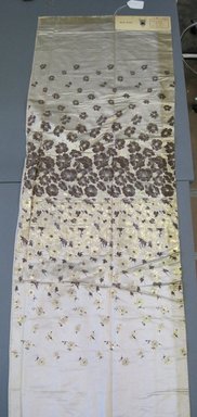 Onondaga Silk Company, Inc. (1925-1981). <em>Textile Swatches</em>, 1948-1959. 72% silk; 28% metal, 63 x 21 1/4 in. (160 x 54 cm). Brooklyn Museum, Gift of the Onondaga Silk Company, 64.130.160a-n (Photo: Brooklyn Museum, CUR.64.130.160.jpg)