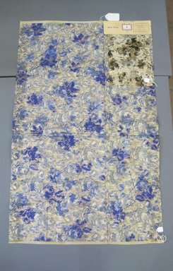 Onondaga Silk Company, Inc. (1925-1981). <em>Textile Swatches</em>, 1948-1959. Silk, metal, a: 40 1/2 x 25 in. (102.9 x 63.5 cm). Brooklyn Museum, Gift of the Onondaga Silk Company, 64.130.181a-b (Photo: Brooklyn Museum, CUR.64.130.181a-b.jpg)