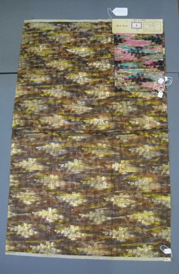 Onondaga Silk Company, Inc. (1925-1981). <em>Textile Swatches</em>, 1948-1959. Silk, metal, a: 40 1/2 x 25 1/4 in. (102.9 x 64.1 cm). Brooklyn Museum, Gift of the Onondaga Silk Company, 64.130.182a-d (Photo: Brooklyn Museum, CUR.64.130.182a-d.jpg)