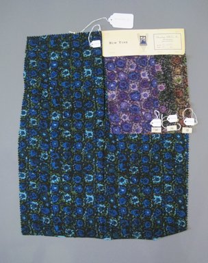Onondaga Silk Company, Inc. (1925-1981). <em>Textile Swatches</em>, 1948-1959. Wool blend, a: 21 x 17 1/2 in. (53.3 x 44.5 cm). Brooklyn Museum, Gift of the Onondaga Silk Company, 64.130.216a-d (Photo: Brooklyn Museum, CUR.64.130.216a-d.jpg)