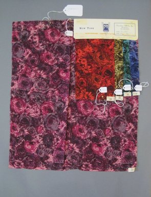 Onondaga Silk Company, Inc. (1925-1981). <em>Textile Swatches</em>, 1948-1959. Wool blend, a: 21 x 17 1/2 in. (53.3 x 44.5 cm). Brooklyn Museum, Gift of the Onondaga Silk Company, 64.130.220a-e (Photo: Brooklyn Museum, CUR.64.130.220a-e.jpg)
