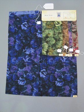 Onondaga Silk Company, Inc. (1925–1981). <em>Textile Swatches</em>, 1948–1959. Wool blend, a: 22 x 17 1/2 in. (55.9 x 44.5 cm). Brooklyn Museum, Gift of the Onondaga Silk Company, 64.130.222a-e (Photo: Brooklyn Museum, CUR.64.130.222a-e.jpg)