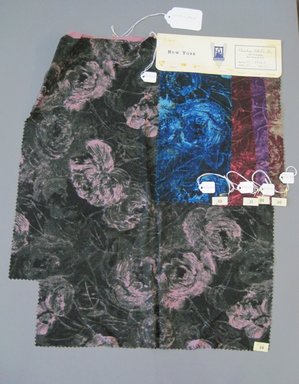 Onondaga Silk Company, Inc. (1925-1981). <em>Textile Swatches</em>, 1948-1959. Wool blend, a: 21 1/2 x 17 1/4 in. (54.6 x 43.8 cm). Brooklyn Museum, Gift of the Onondaga Silk Company, 64.130.228a-e (Photo: Brooklyn Museum, CUR.64.130.228a-e.jpg)