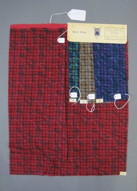 Onondaga Silk Company, Inc. (1925-1981). <em>Textile Swatches</em>, 1948-1959. Wool blend, a: 22 3/4 x 18 in. (57.8 x 45.7 cm). Brooklyn Museum, Gift of the Onondaga Silk Company, 64.130.229a-d (Photo: Brooklyn Museum, CUR.64.130.229a-d.jpg)