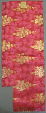 Onondaga Silk Company, Inc. (1925–1981). <em>Textile Swatches</em>, 1948–1959. silk; metal, 22 1/2 x 8 1/2 in. (57.2 x 21.6 cm). Brooklyn Museum, Gift of the Onondaga Silk Company, 64.130.25 (Photo: Brooklyn Museum, CUR.64.130.25.jpg)