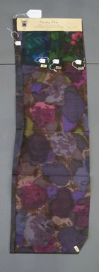 Onondaga Silk Company, Inc. (1925-1981). <em>Textile Swatches</em>, 1948-1959. Silk, a: 40 1/2 x 13 1/2 in. (102.9 x 34.3 cm). Brooklyn Museum, Gift of the Onondaga Silk Company, 64.130.255a-d (Photo: Brooklyn Museum, CUR.64.130.255a-d.jpg)