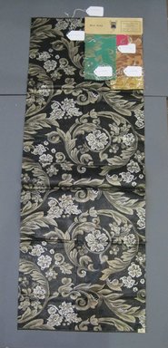 Onondaga Silk Company, Inc. (1925–1981). <em>Textile Swatches</em>, 1948–1959. Silk and metal yarns, a: 46 3/4 x 17 1/2 in. (118.7 x 44.5 cm). Brooklyn Museum, Gift of the Onondaga Silk Company, 64.130.286a-d (Photo: Brooklyn Museum, CUR.64.130.286a-d.jpg)