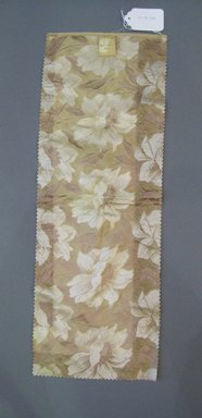 Onondaga Silk Company, Inc. (1925-1981). <em>Textile Swatches</em>, 1948-1959. Silk, 23 x 8 1/2 in. (58.4 x 21.6 cm). Brooklyn Museum, Gift of the Onondaga Silk Company, 64.130.322 (Photo: Brooklyn Museum, CUR.64.130.322.jpg)