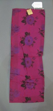 Onondaga Silk Company, Inc. (1925–1981). <em>Textile Swatches</em>, 1948–1959. Silk, 23 x 8 1/2 in. (58.4 x 21.6 cm). Brooklyn Museum, Gift of the Onondaga Silk Company, 64.130.335 (Photo: Brooklyn Museum, CUR.64.130.335.jpg)