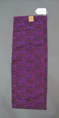 Onondaga Silk Company, Inc. (1925-1981). <em>Textile Swatches</em>, 1948-1959. Silk, 23 x 8 1/2 in. (58.4 x 21.6 cm). Brooklyn Museum, Gift of the Onondaga Silk Company, 64.130.340 (Photo: Brooklyn Museum, CUR.64.130.340.jpg)